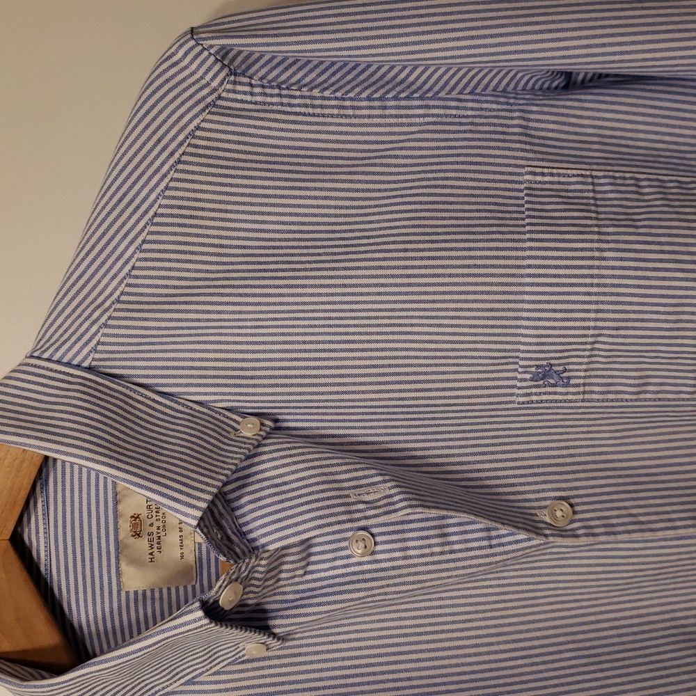 Hawes & Curtis Nautical Button-Down Shirt Men's M